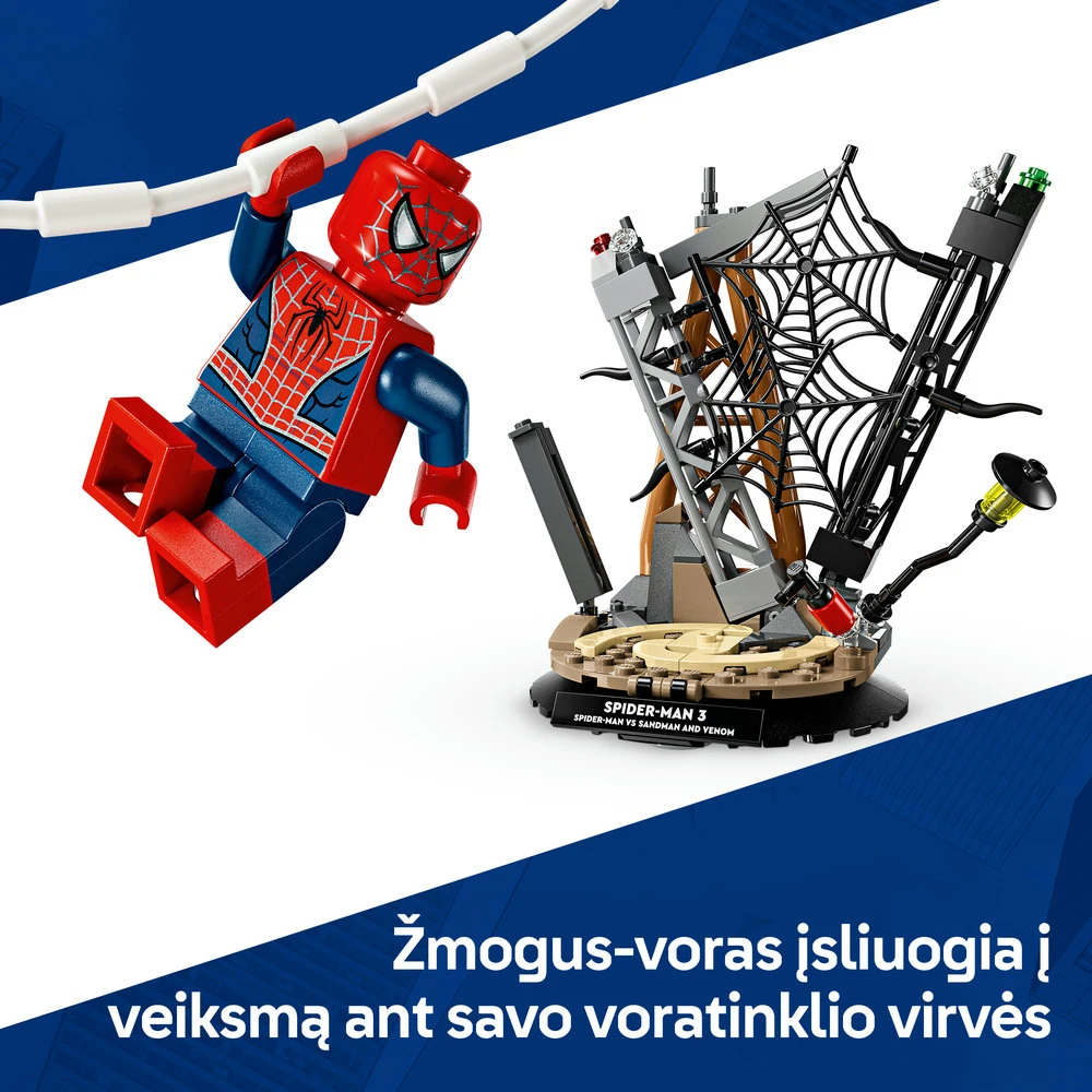 LEGO® ǀ Marvel Epinė kova: Žmogus voras prieš Smėlio žmogų 76334