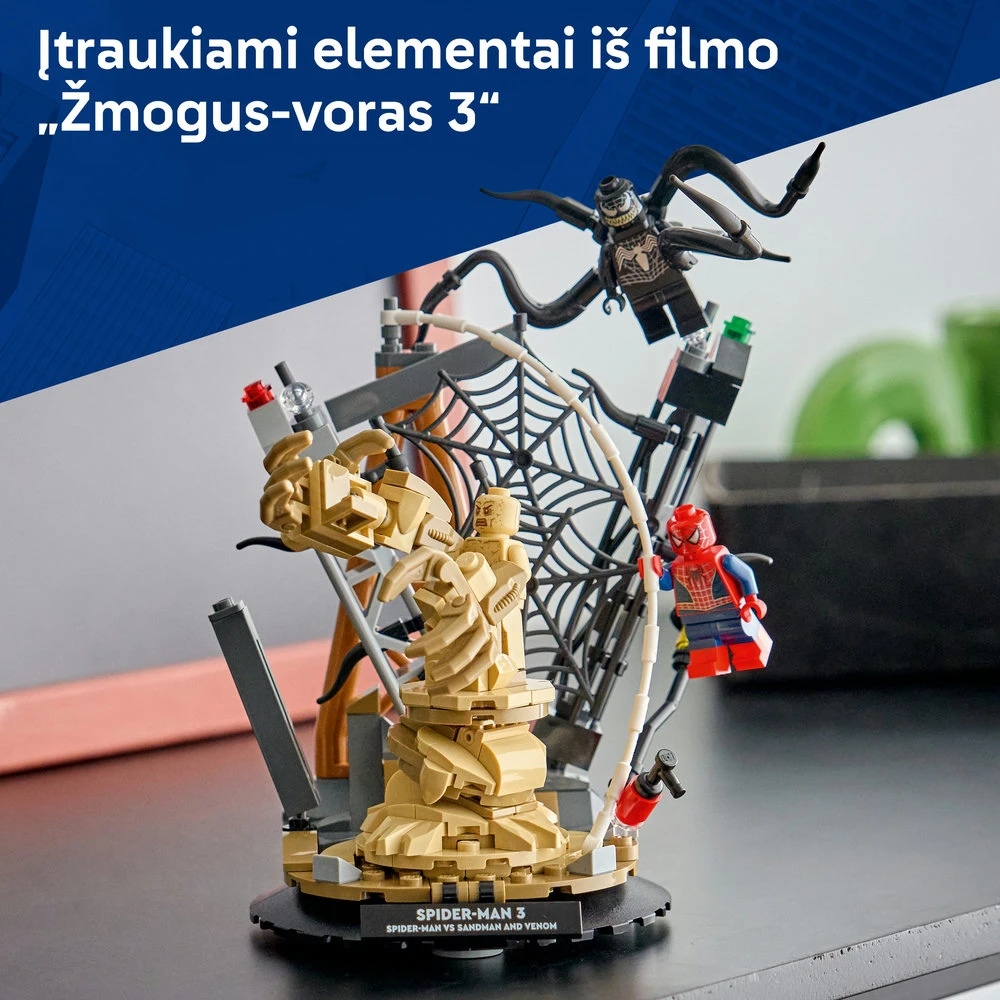 LEGO® ǀ Marvel Epinė kova: Žmogus voras prieš Smėlio žmogų 76334