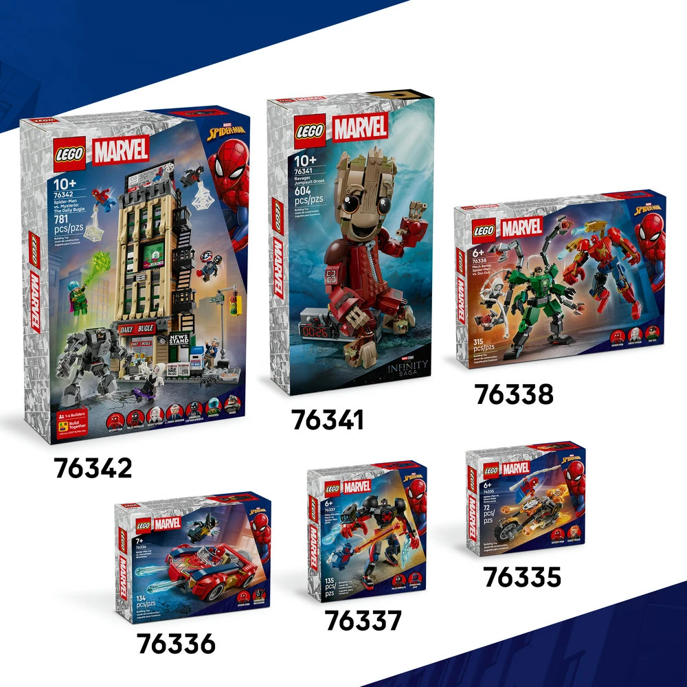 LEGO® ǀ Marvel Epinė kova: Žmogus voras prieš Smėlio žmogų 76334