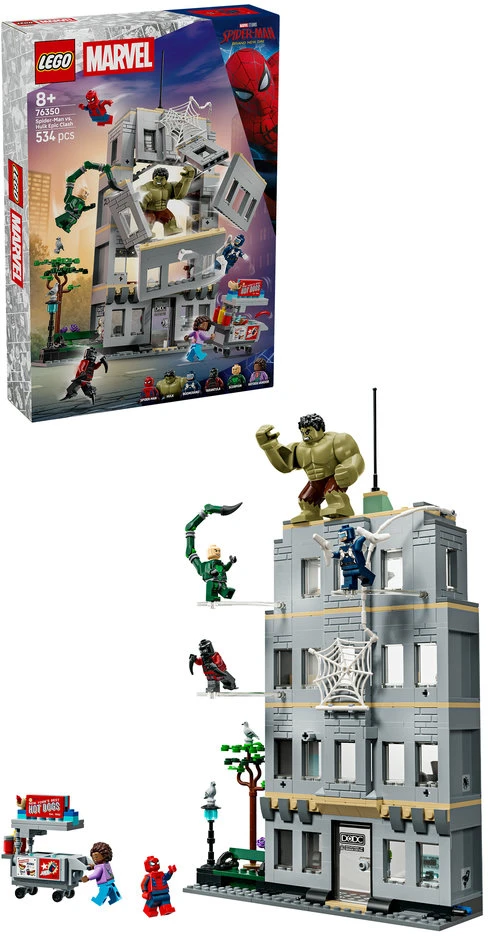 LEGO® ǀ Marvel Epinis Žmogaus voro ir Halko susirėmimas 76350