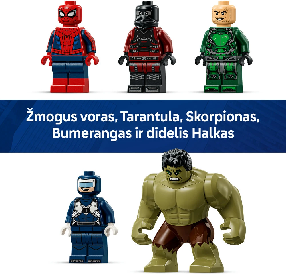 LEGO® ǀ Marvel Epinis Žmogaus voro ir Halko susirėmimas 76350