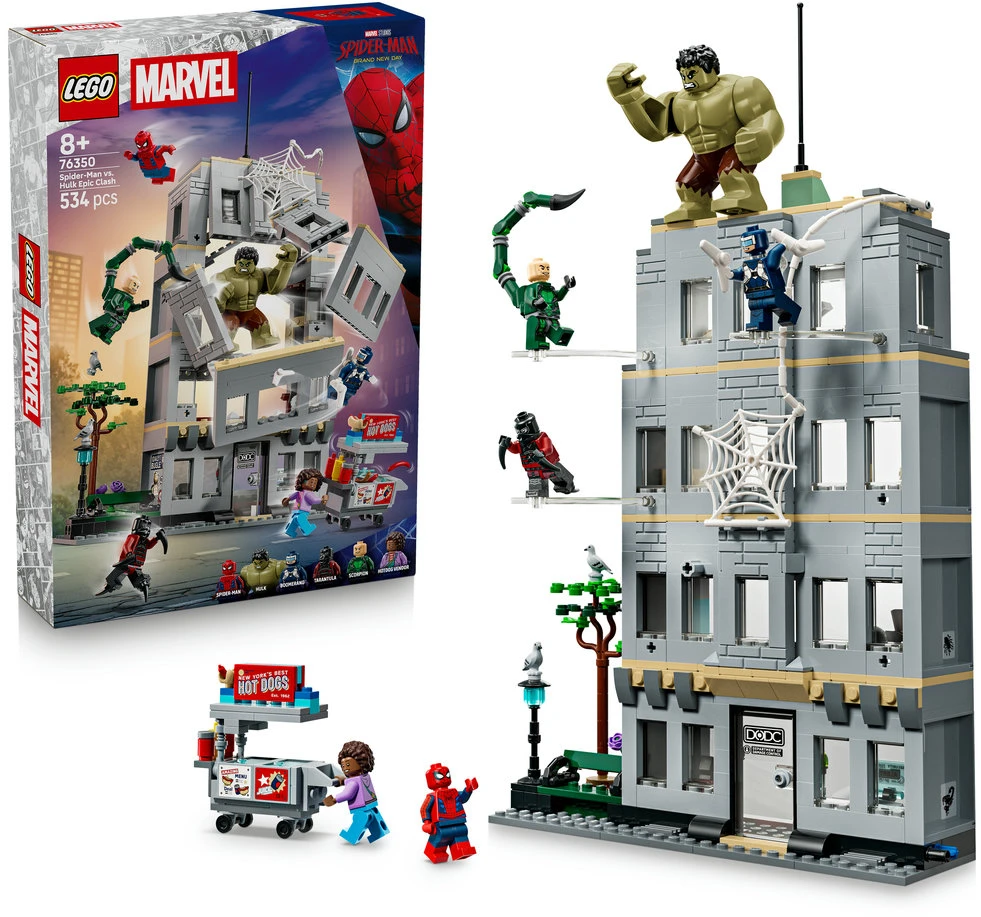 LEGO® ǀ Marvel Epinis Žmogaus voro ir Halko susirėmimas 76350