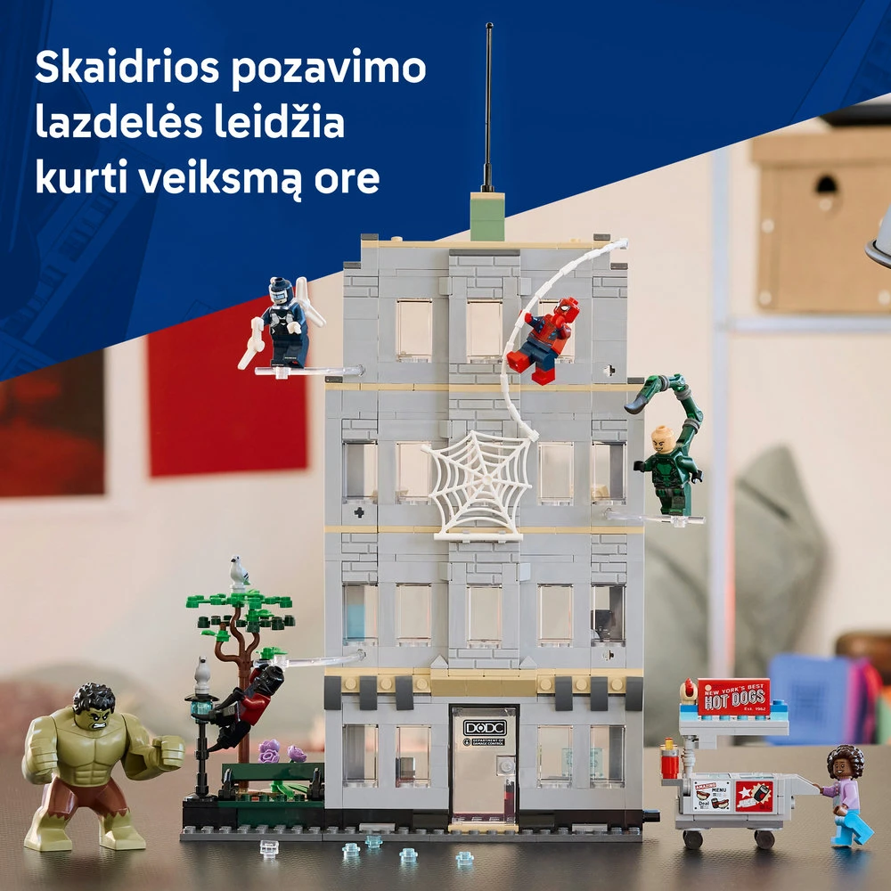 LEGO® ǀ Marvel Epinis Žmogaus voro ir Halko susirėmimas 76350