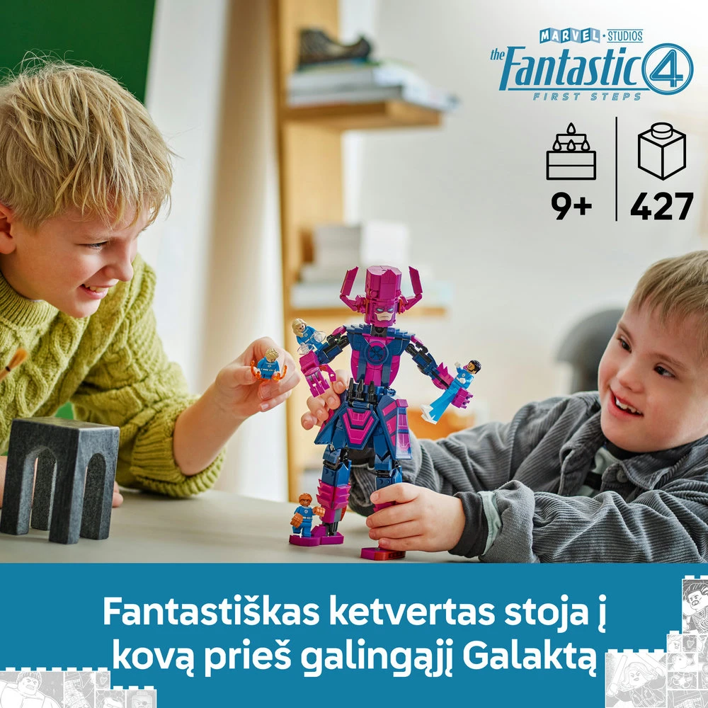 LEGO® ǀ Marvel „Fantastiškasis ketvertas prieš Galaktą“ konstruojama figūrėlė 76316