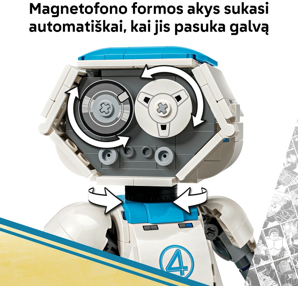 LEGO® ǀ Marvel Fantastiškojo ketverto H.E.R.B.I.E. 76339