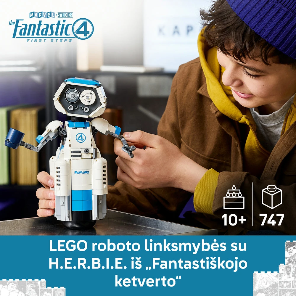 LEGO® ǀ Marvel Fantastiškojo ketverto H.E.R.B.I.E. 76339
