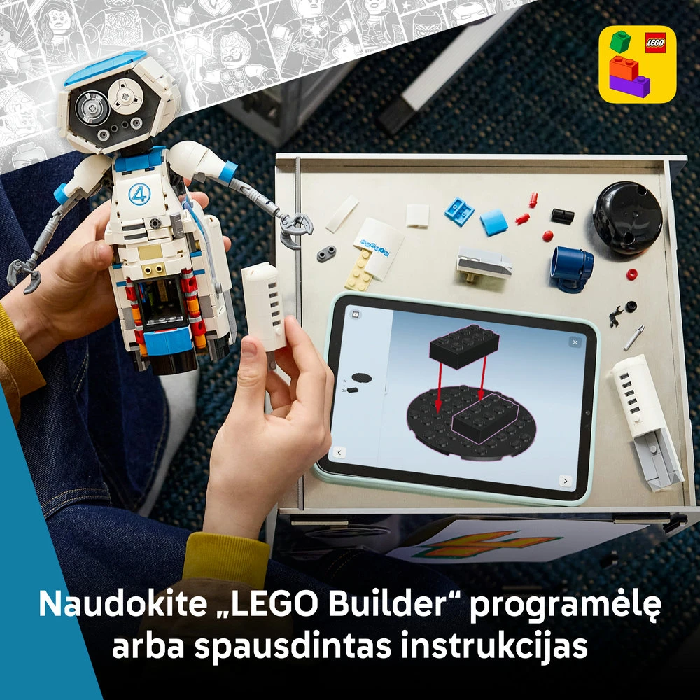 LEGO® ǀ Marvel Fantastiškojo ketverto H.E.R.B.I.E. 76339