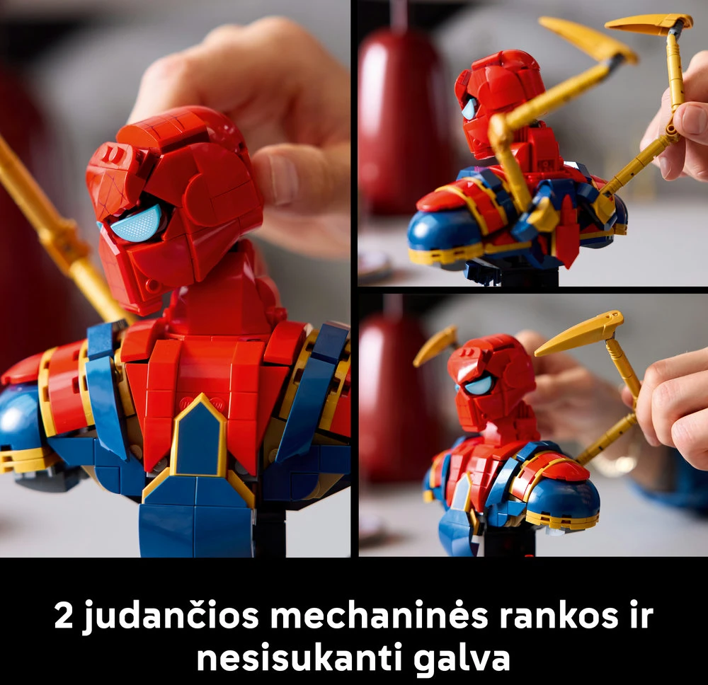 LEGO® ǀ Marvel Geležinio Žmogaus voro biustas Rinkinys 76326