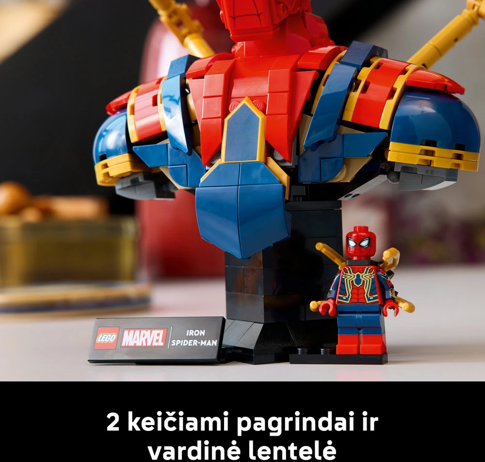LEGO® ǀ Marvel Geležinio Žmogaus voro biustas Rinkinys 76326