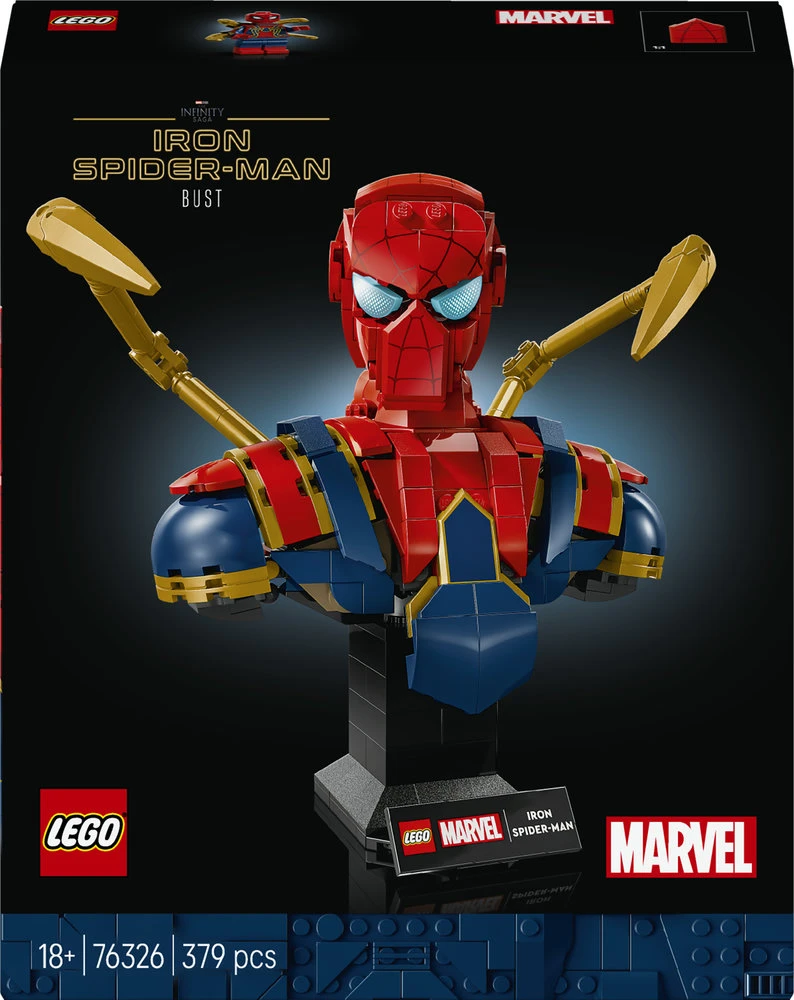 LEGO® ǀ Marvel Geležinio Žmogaus voro biustas Rinkinys 76326