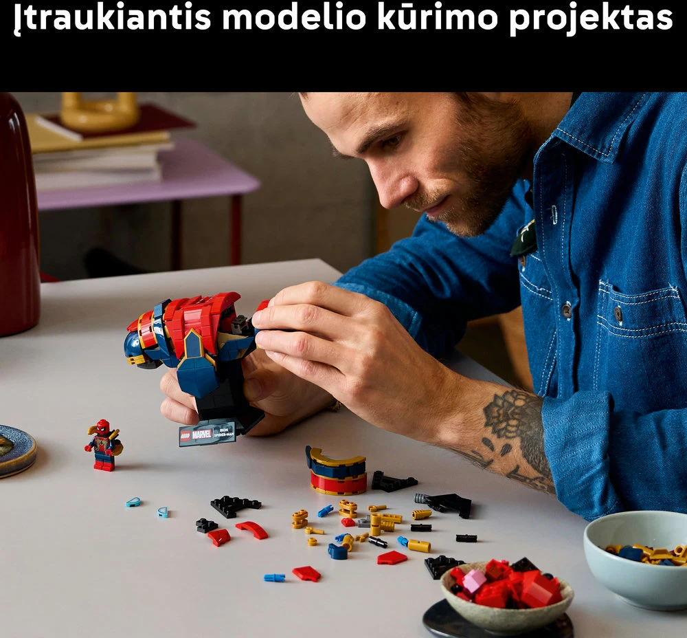 LEGO® ǀ Marvel Geležinio Žmogaus voro biustas Rinkinys 76326