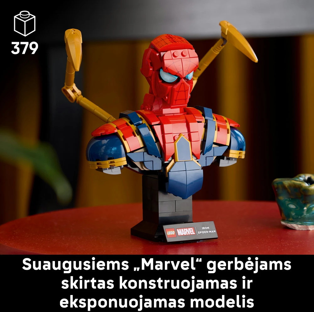 LEGO® ǀ Marvel Geležinio Žmogaus voro biustas Rinkinys 76326