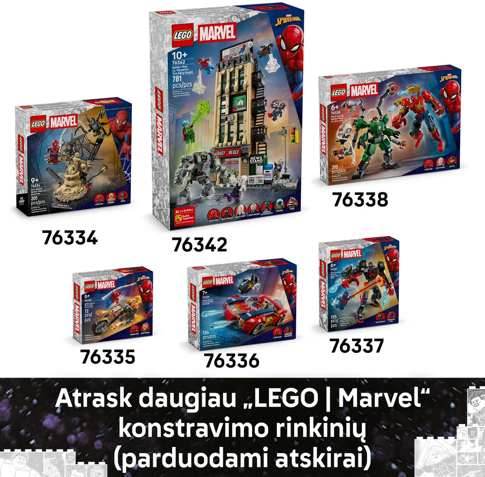 LEGO® | Marvel Grūtas niokotojo kostiumu Žaislas 76341