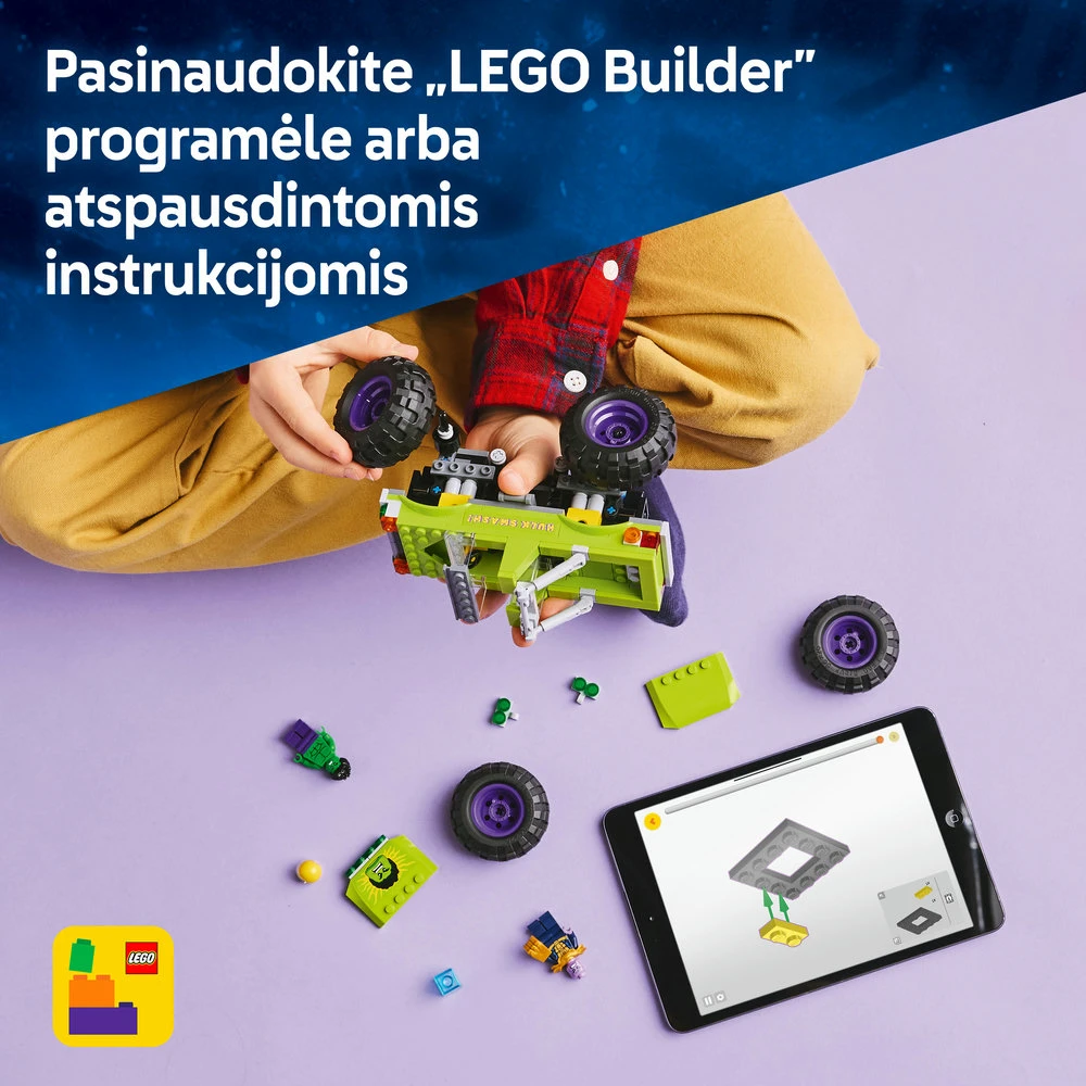 LEGO® ǀ Marvel Halko sunkvežimis prieš Tanosą Žaislas 76312