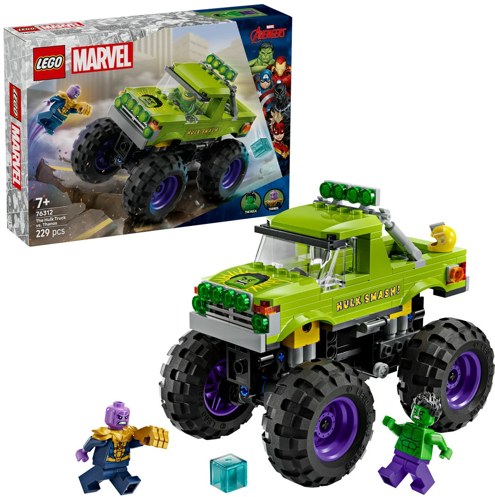 LEGO® ǀ Marvel Halko sunkvežimis prieš Tanosą Žaislas 76312