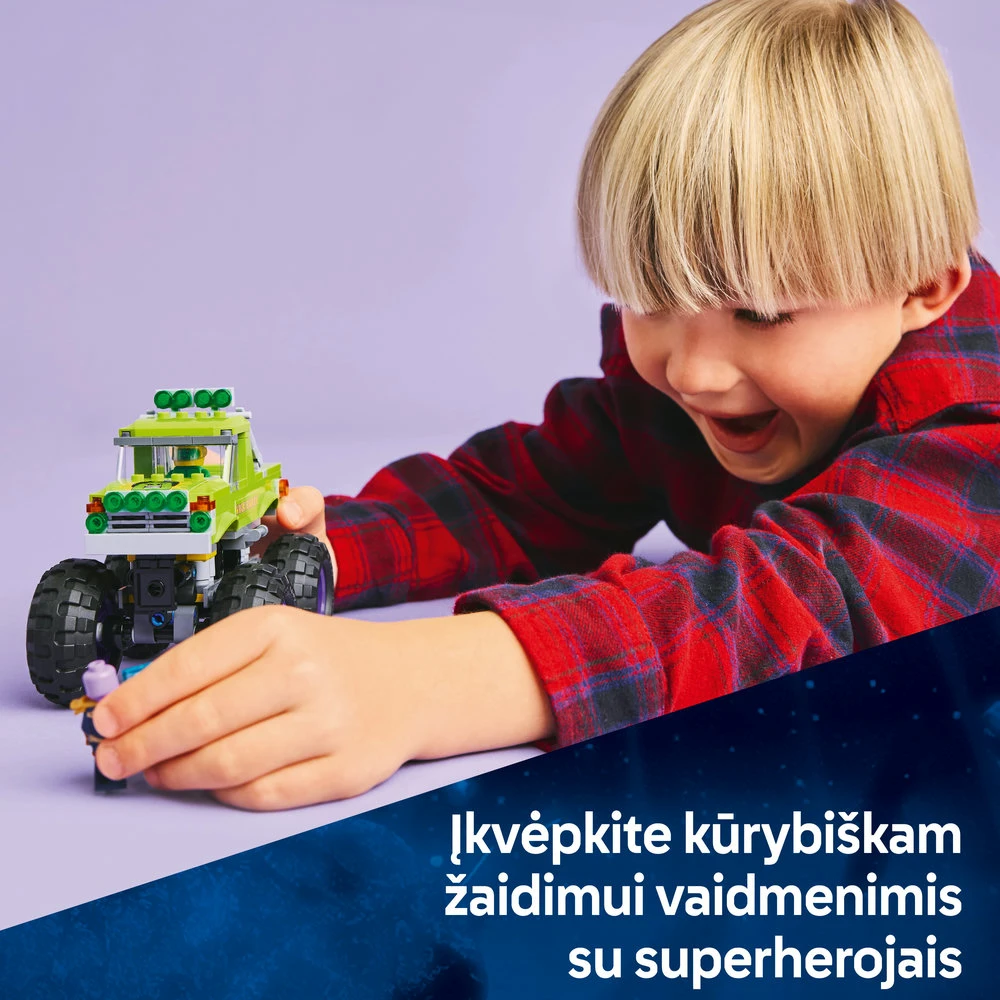 LEGO® ǀ Marvel Halko sunkvežimis prieš Tanosą Žaislas 76312