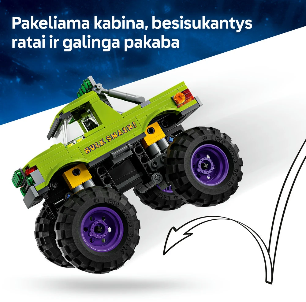 LEGO® ǀ Marvel Halko sunkvežimis prieš Tanosą Žaislas 76312