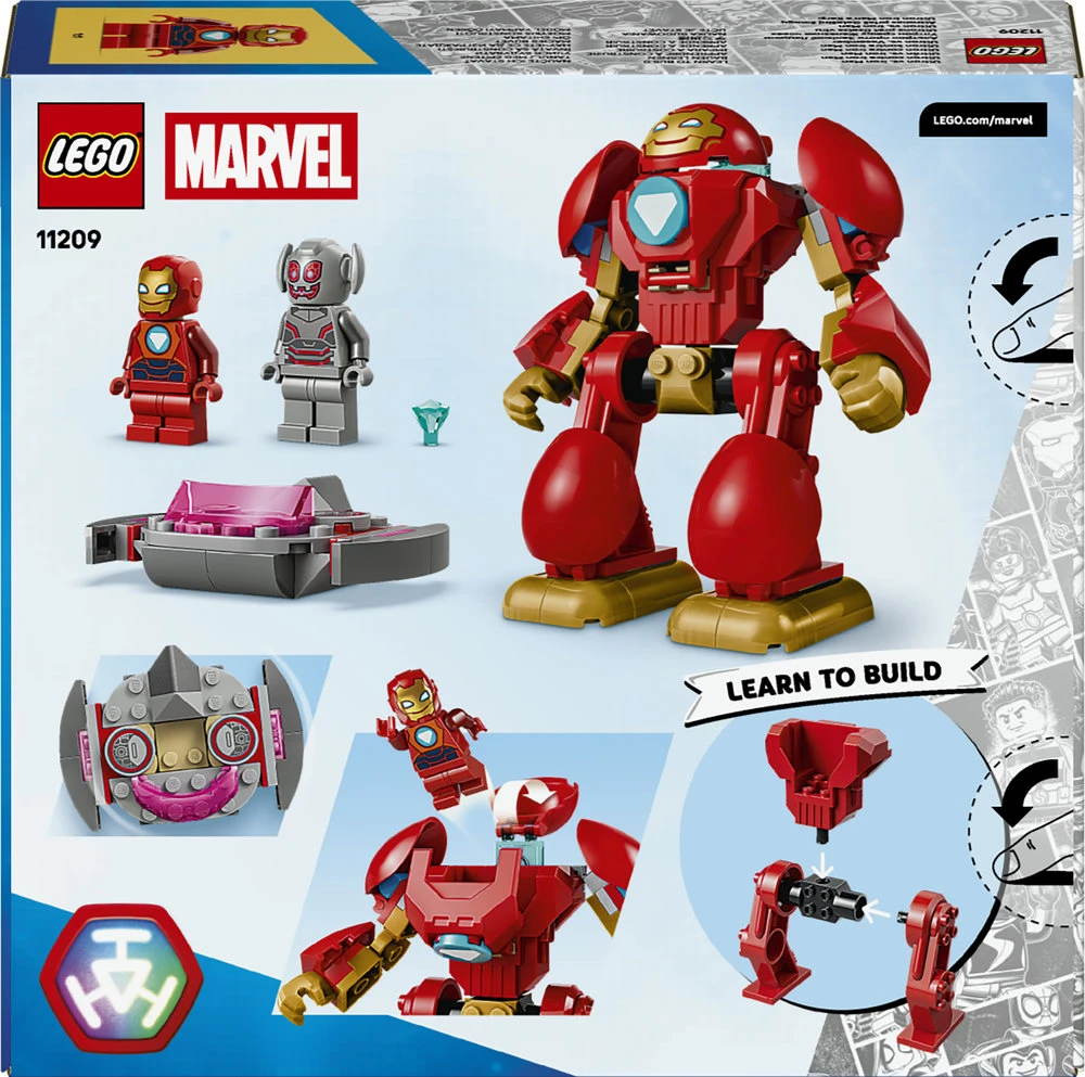 LEGO® ǀ Marvel „Iron Man and His Awesome Friends“ Altronas prieš Geležinį žmogų 11209