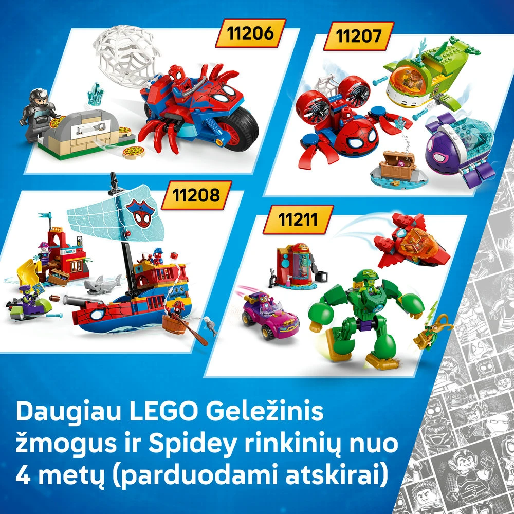 LEGO® ǀ Marvel „Iron Man and His Awesome Friends“ Altronas prieš Geležinį žmogų 11209