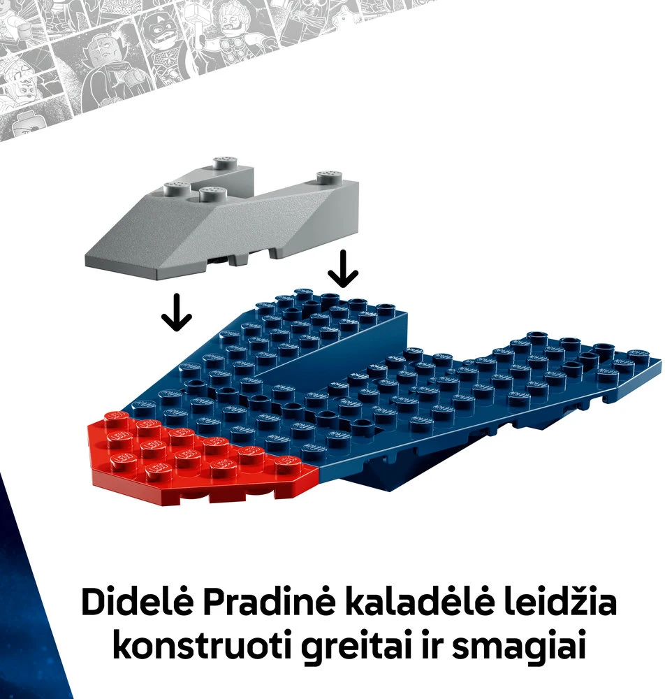 LEGO Marvel Kapitonas Amerika prieš Tanosą 76319