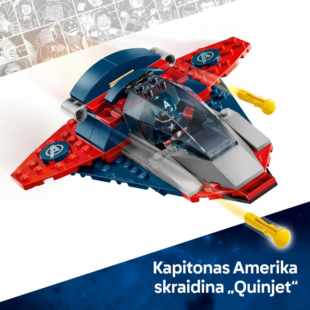 LEGO Marvel Kapitonas Amerika prieš Tanosą 76319