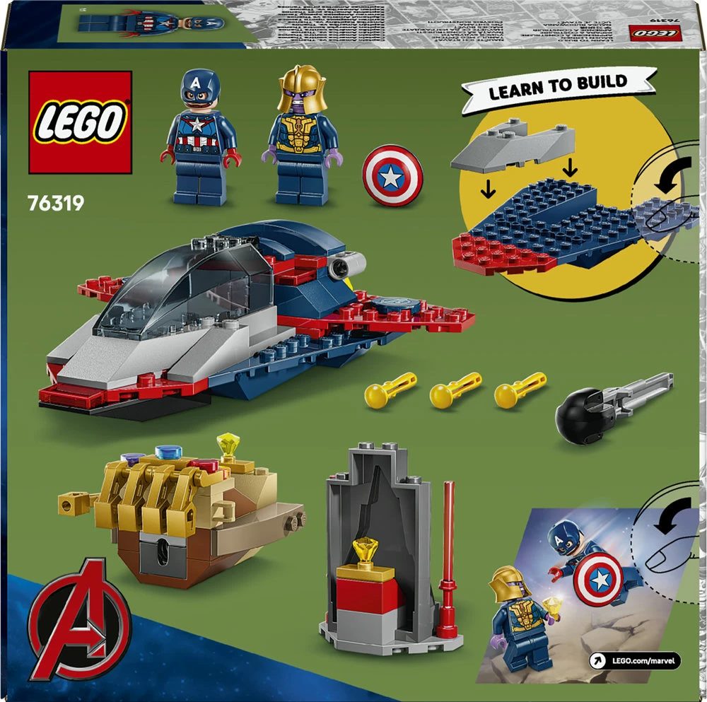 LEGO Marvel Kapitonas Amerika prieš Tanosą 76319