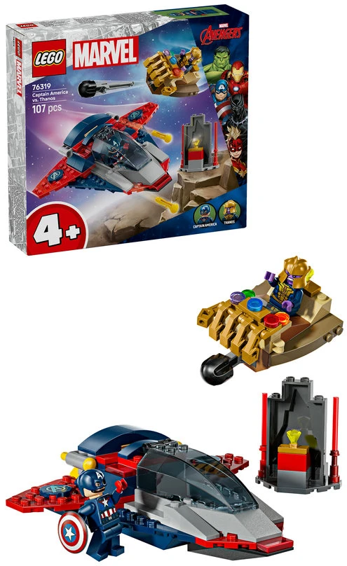 LEGO Marvel Kapitonas Amerika prieš Tanosą 76319