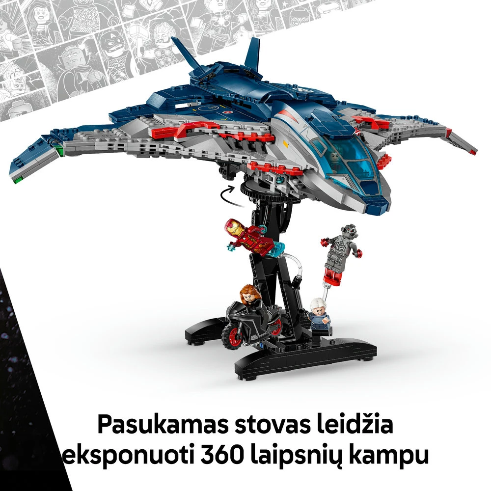 LEGO Marvel Keršytojai: Altrono amžius „Quinjet“ 76325