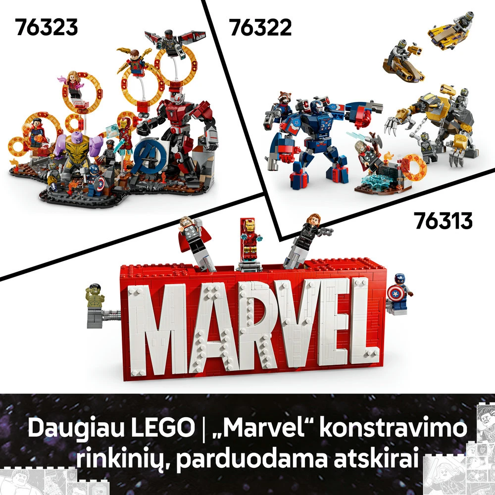LEGO Marvel Keršytojai: Altrono amžius „Quinjet“ 76325