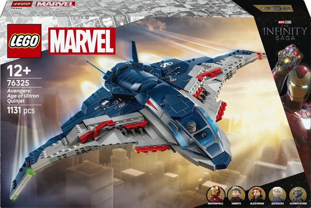 LEGO Marvel Keršytojai: Altrono amžius „Quinjet“ 76325