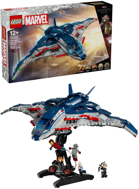 LEGO Marvel Keršytojai: Altrono amžius „Quinjet“ 76325