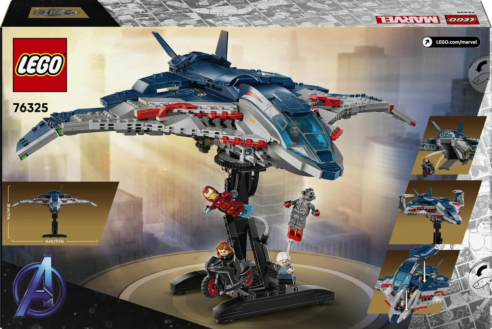 LEGO Marvel Keršytojai: Altrono amžius „Quinjet“ 76325