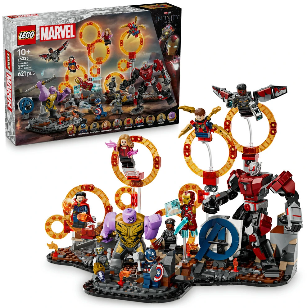 LEGO® Marvel Keršytojai. Pabaiga lemiamas mūšis (76323)