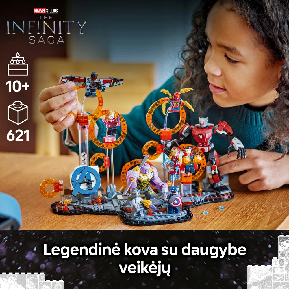 LEGO® Marvel Keršytojai. Pabaiga lemiamas mūšis (76323)