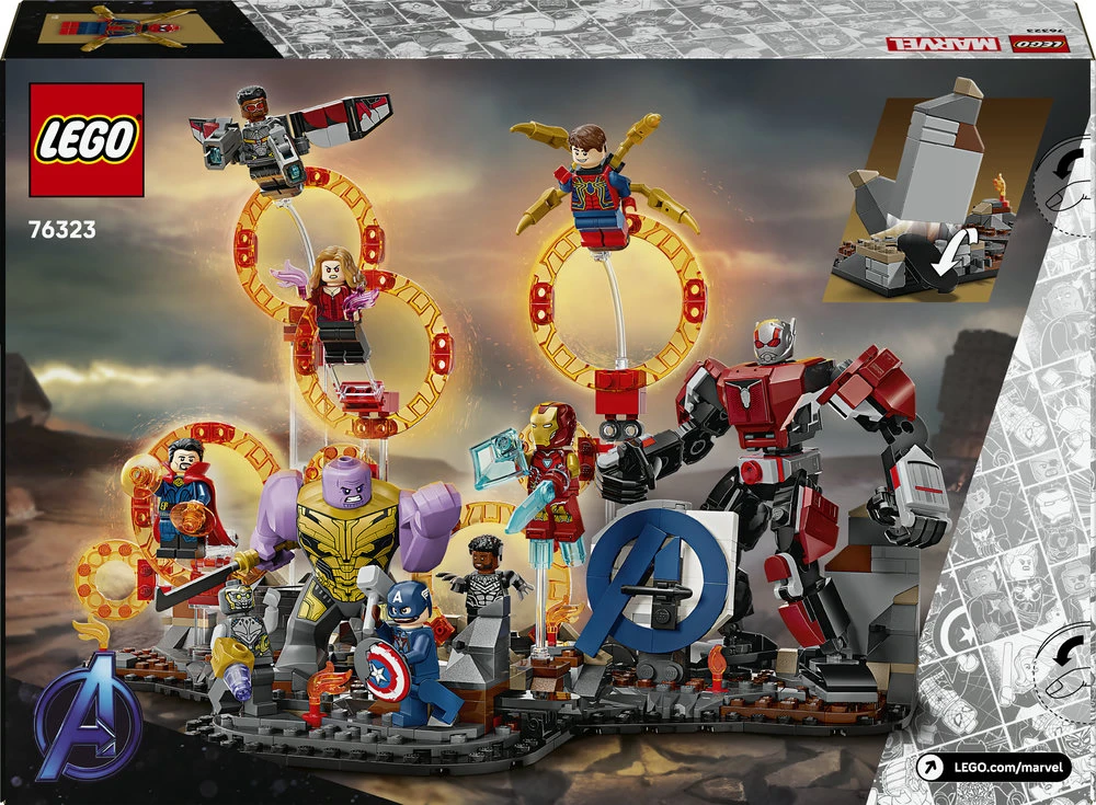 LEGO® Marvel Keršytojai. Pabaiga lemiamas mūšis (76323)