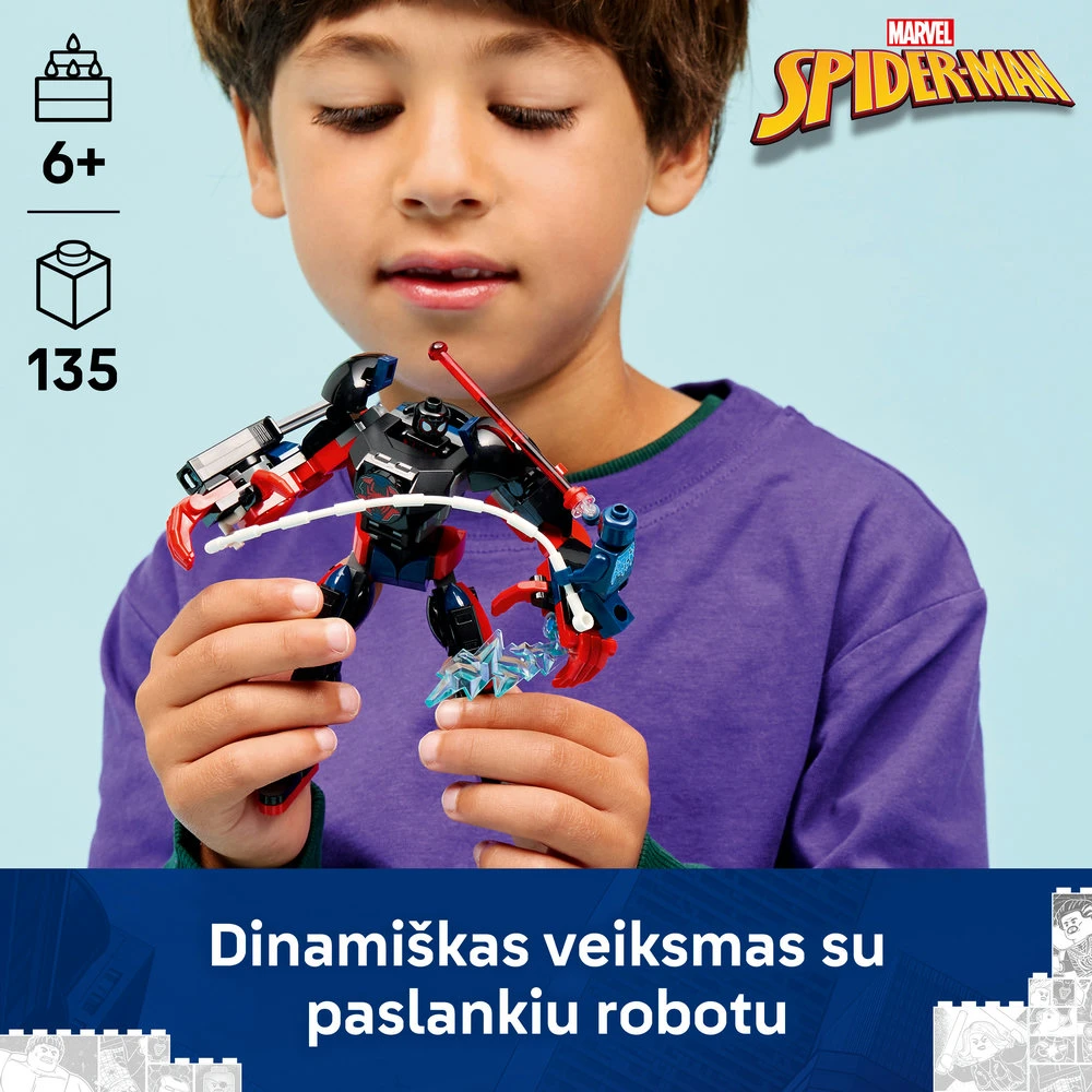 LEGO® Marvel Mailso Moraleso robotas prieš Žmogų vorą 2099, 76337