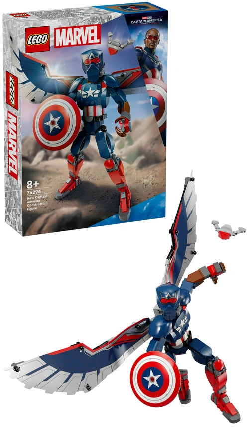 LEGO® Marvel Naujojo Kapitono Amerikos konstruojama figūrėlė (76296)
