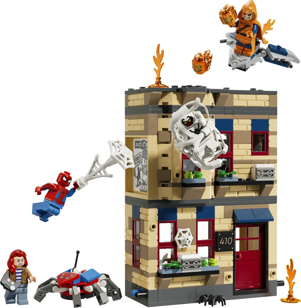 LEGO® ǀ Marvel Piterio Parkerio butas Herojų žaislas 76317