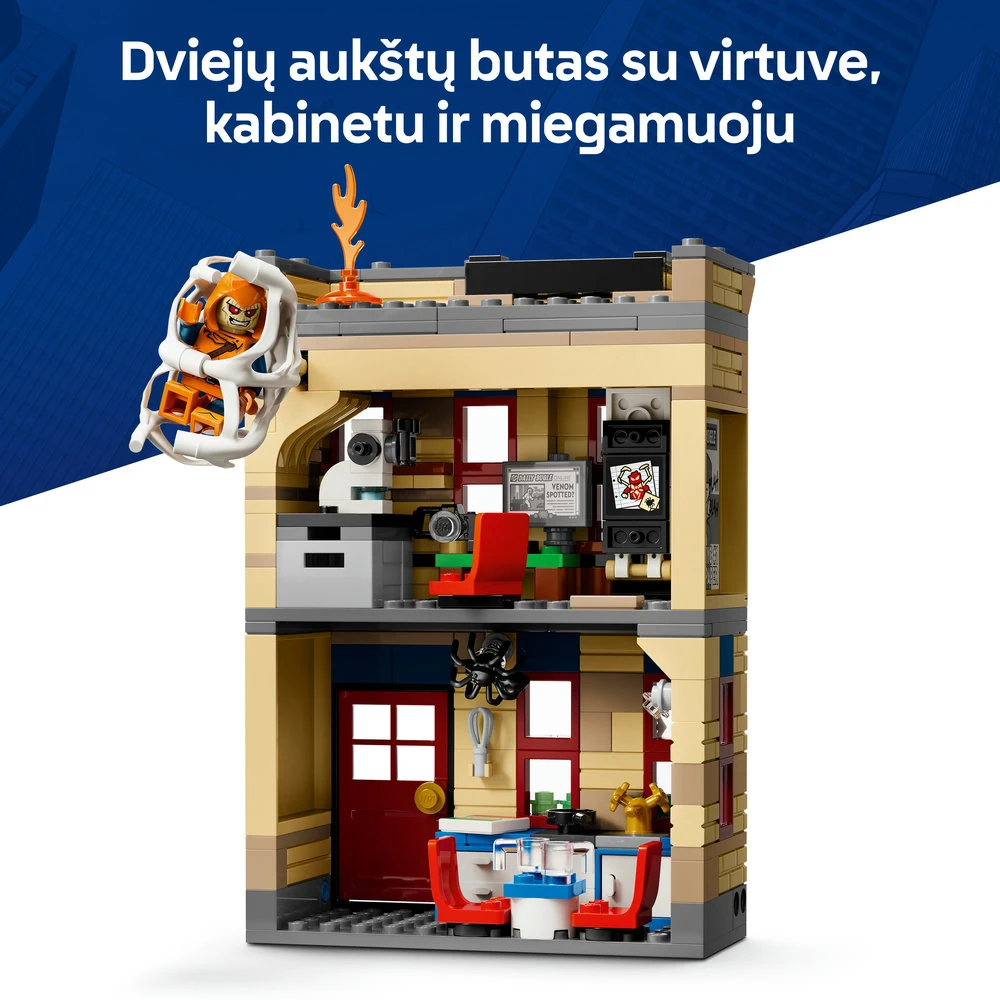 LEGO® ǀ Marvel Piterio Parkerio butas Herojų žaislas 76317