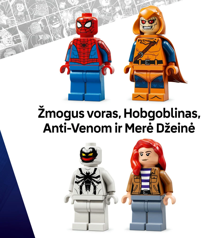 LEGO® ǀ Marvel Piterio Parkerio butas Herojų žaislas 76317