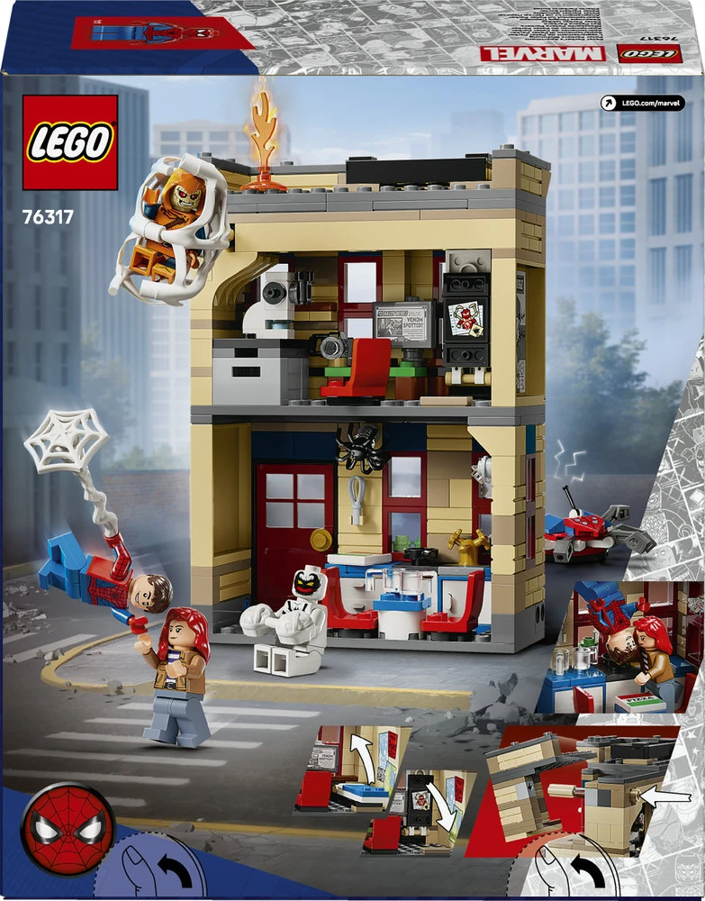 LEGO® ǀ Marvel Piterio Parkerio butas Herojų žaislas 76317