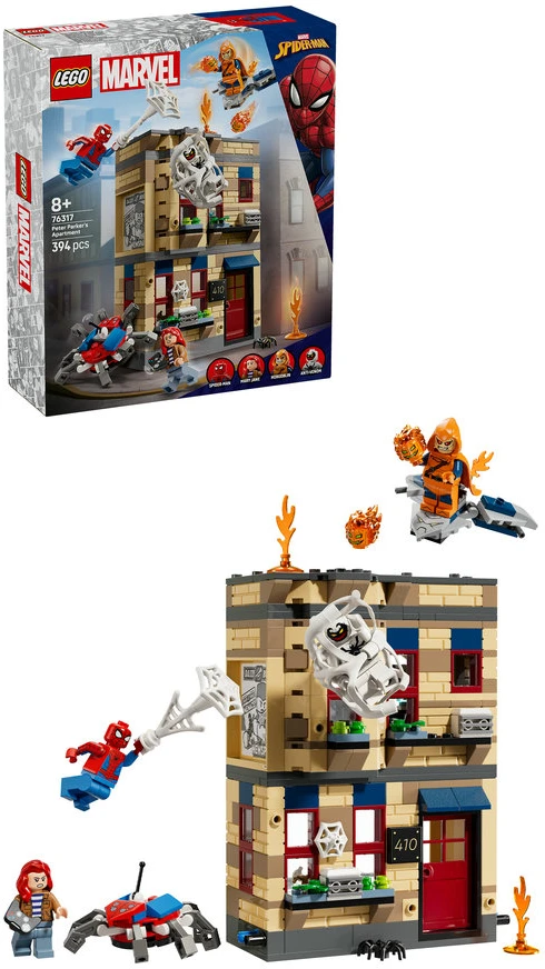 LEGO® ǀ Marvel Piterio Parkerio butas Herojų žaislas 76317