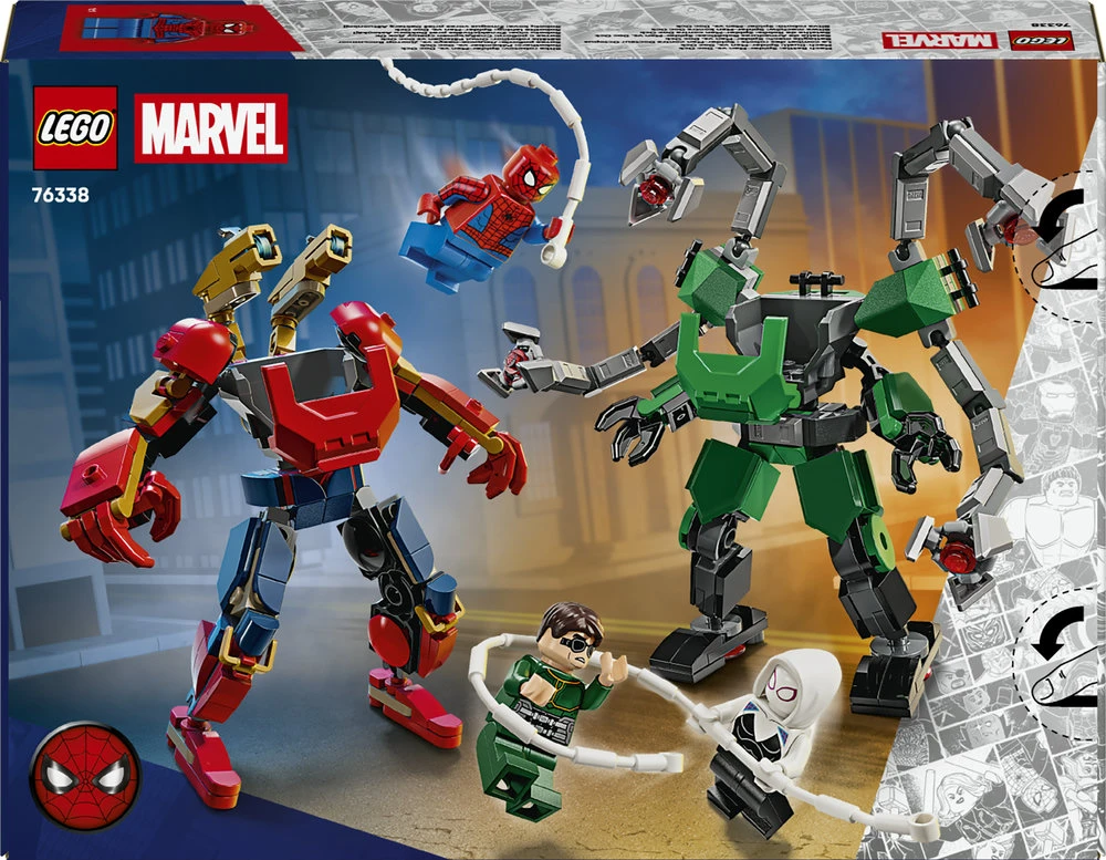 LEGO® | Marvel Robotų kova: Žmogus voras prieš Daktarą Aštuonkojį 76338