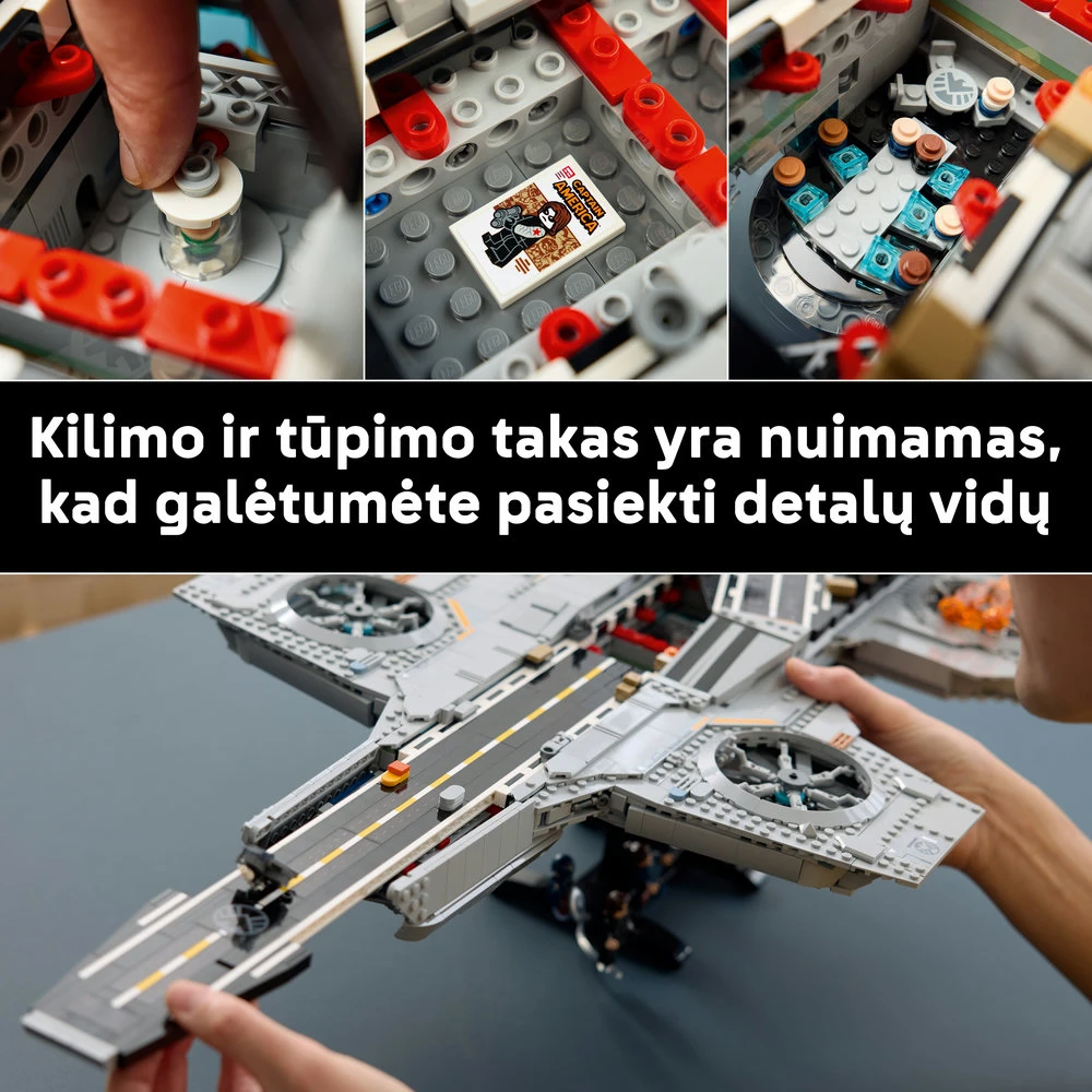 LEGO® ǀ Marvel S.H.I.E.L.D. sraigtasparnis-transporteris 76354