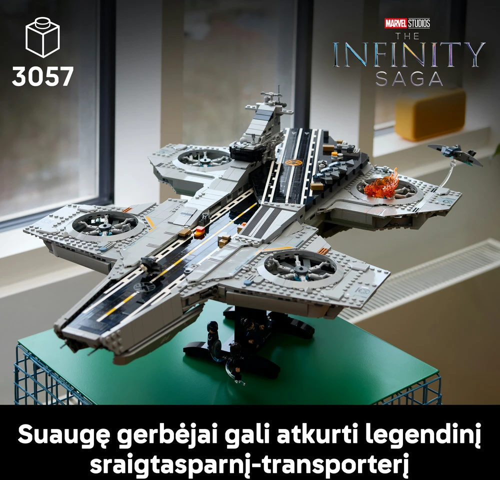 LEGO® ǀ Marvel S.H.I.E.L.D. sraigtasparnis-transporteris 76354