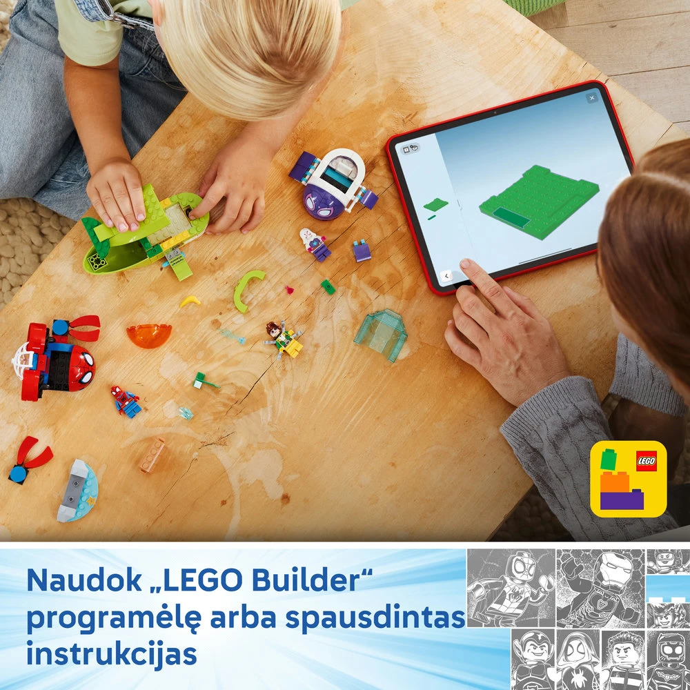LEGO® ǀ Marvel Spidey And His Amazing Friends Voriukas: povandeninės transporto priemonės 11207