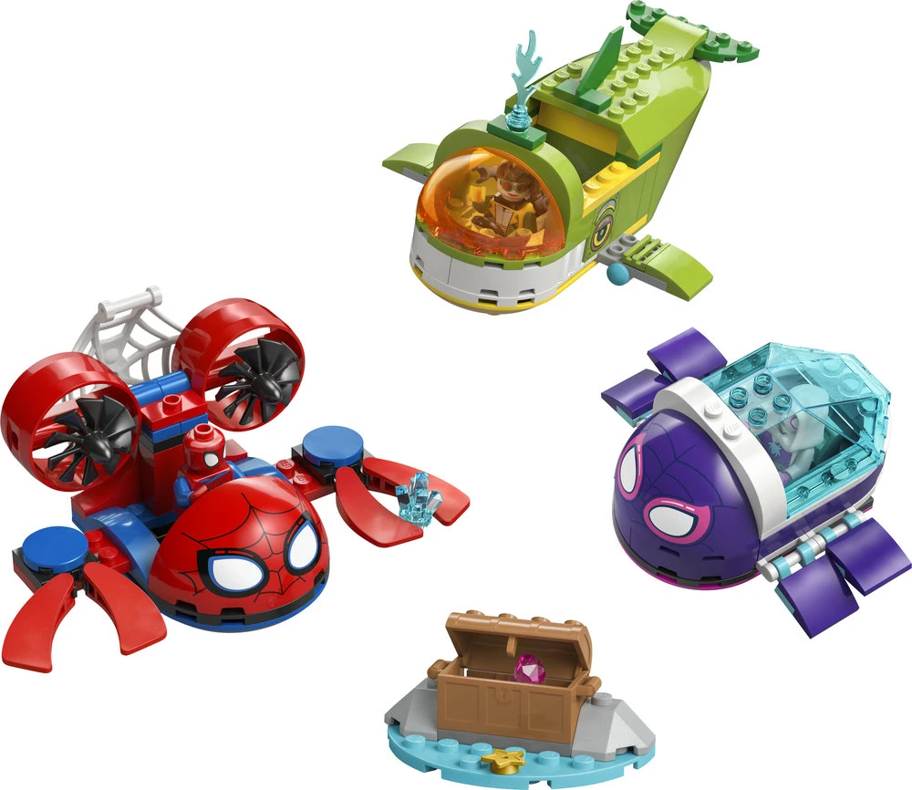LEGO® ǀ Marvel Spidey And His Amazing Friends Voriukas: povandeninės transporto priemonės 11207