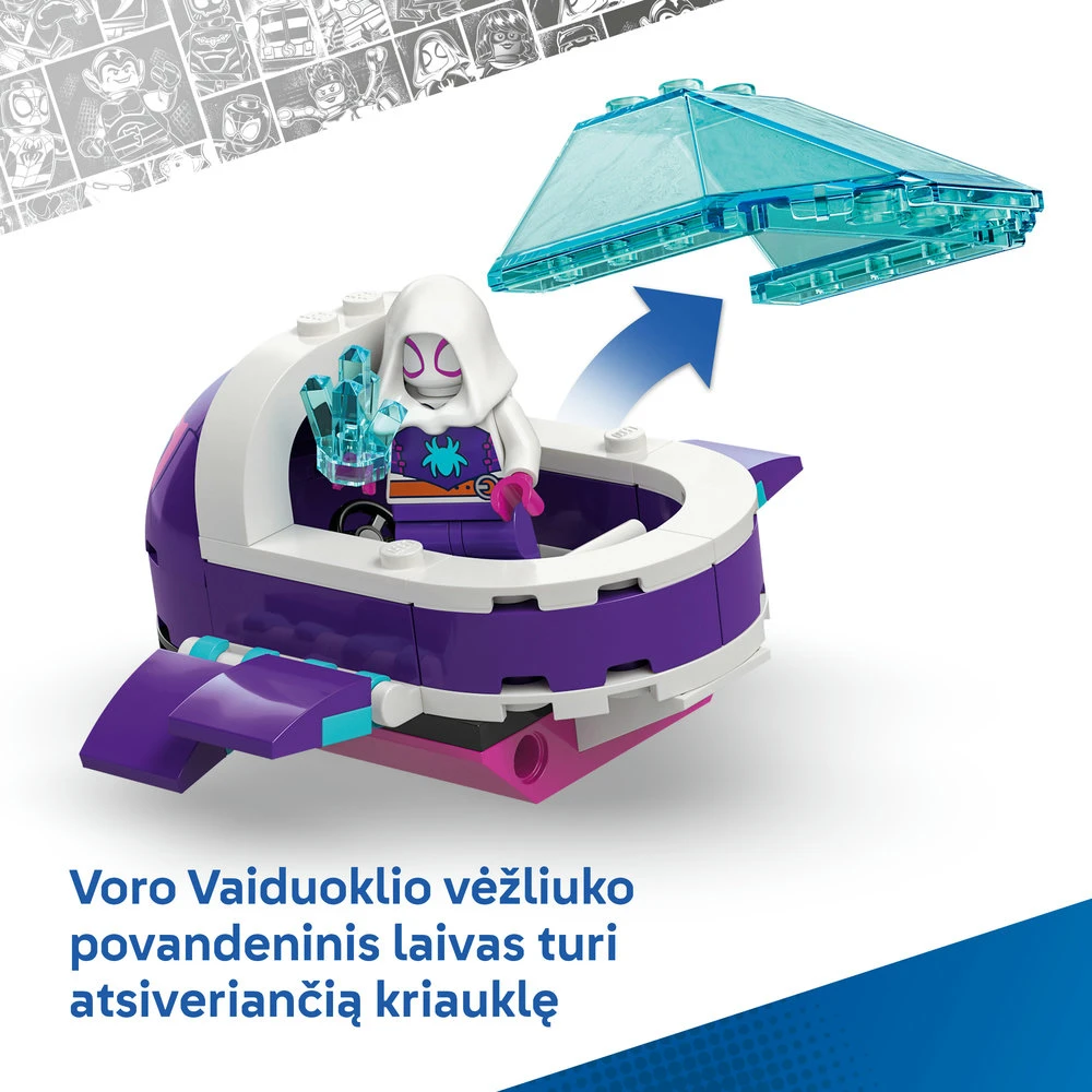 LEGO® ǀ Marvel Spidey And His Amazing Friends Voriukas: povandeninės transporto priemonės 11207