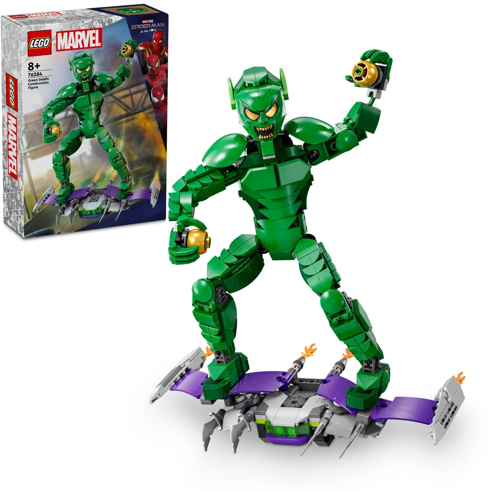 LEGO® Marvel Žaliojo goblino konstruojama figūrėlė (76284)