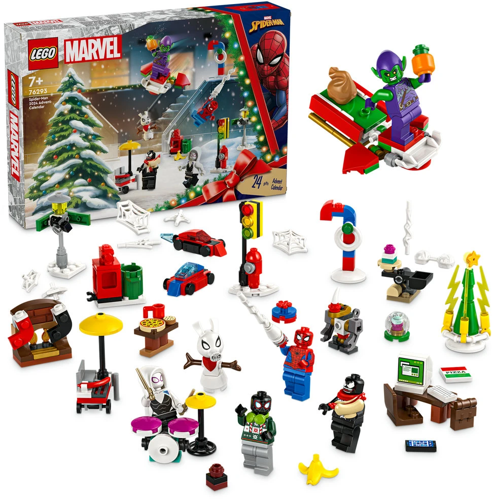 LEGO® Marvel Žmogaus voro 2024 metų kalendorius (76293)